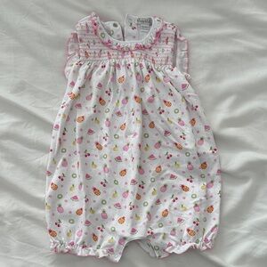 Kissy Kissy Smocked Romper